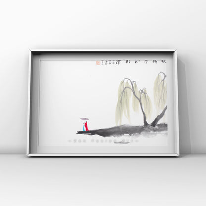 Willow Trees - Premium Prints in different sizes