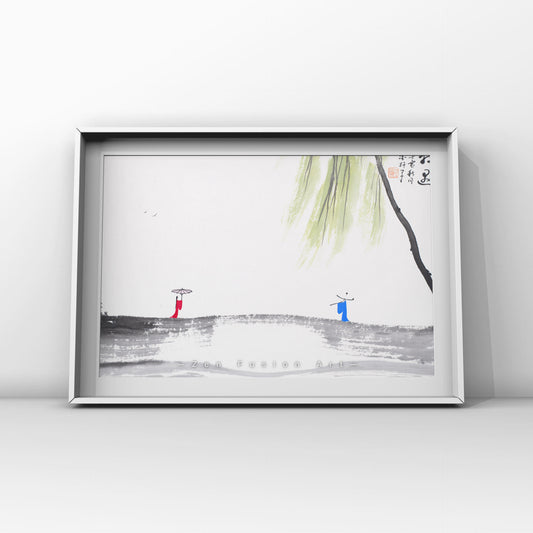 Meet Over A Bridge - Premium Prints in different sizes