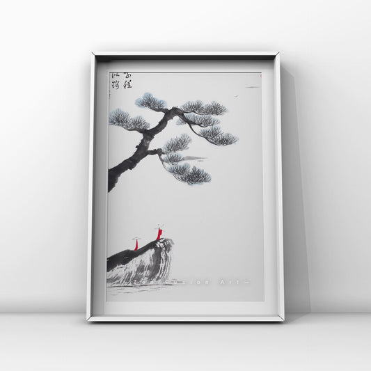 Buddhlist Pine Tree - Premium Prints in different sizes